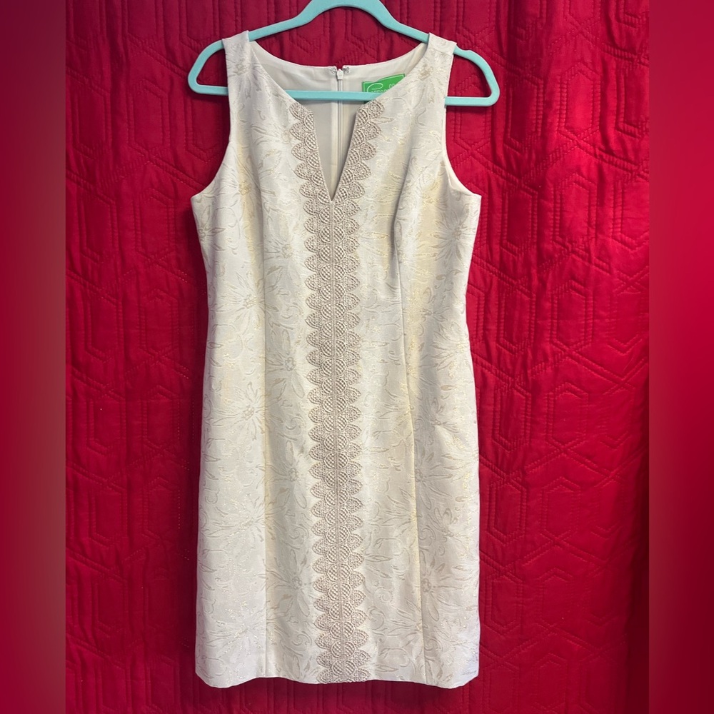 Pappagallo brocade shift dress